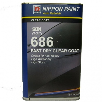 Gen 686 Dry Clear Coat